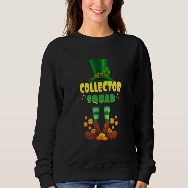 Sweatshirt Collector Squad Funny Irish St Patrick Day (Devant)