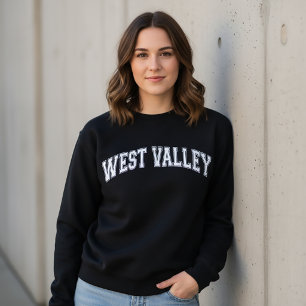 Sweatshirt Collège de style universitaire WEST VALLEY Amériqu