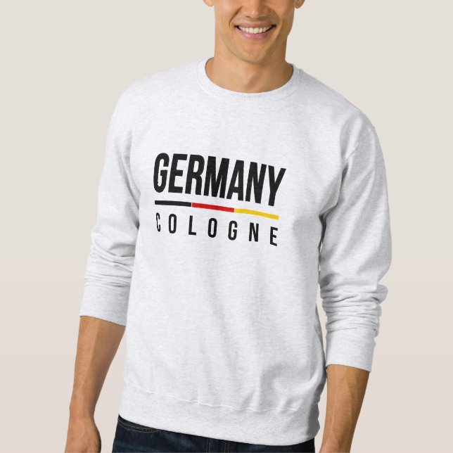 Sweatshirt Cologne Allemagne (Devant)