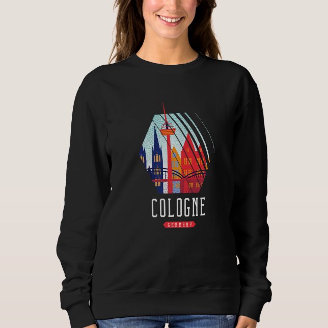 Sweatshirt Cologne Allemagne Premium (Devant)