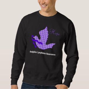 Sweatshirt Colombe du ruban violet d'espoir -