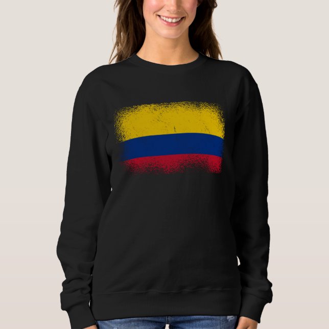 Sweatshirt Colombian Flag Colombia (Devant)