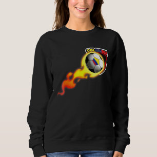 Sweatshirt Colombie Pelota en Llamas Football de football