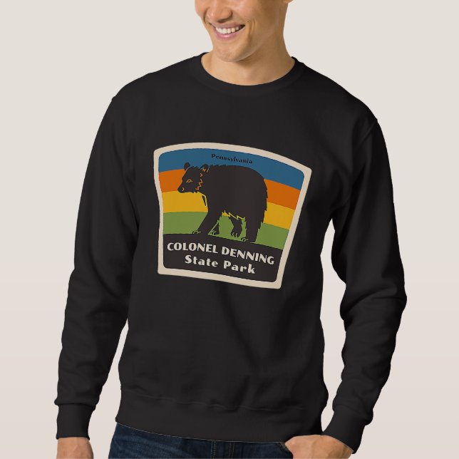 Sweatshirt Colonel Denning State Park Pennsylvania Bear PA So (Devant)