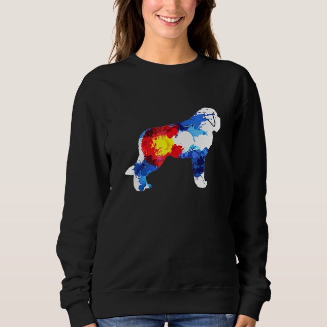 Sweatshirt Colorado Saint Bernard Dog Rocky Mountain (Devant)