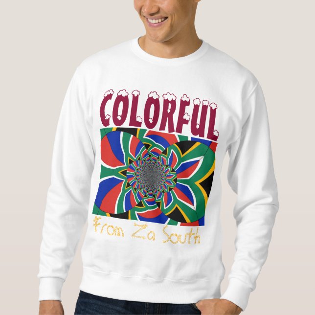 Sweatshirt Coloré Du Sud (Devant)