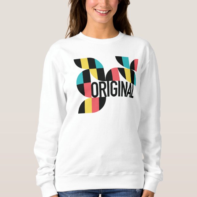 Sweatshirt Coloré, gai, design tendance d'Original (Devant)