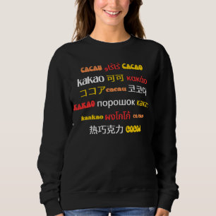 Sweatshirt Colorful CACAO multilingue