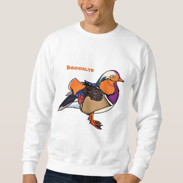 Sweatshirt Colorful mandarin duck (Devant)