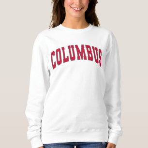 Sweatshirt Columbus Ohio Vintage Varsity College Sueurs de st