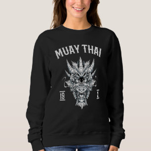 Sweatshirt Combat de Muay Thai Dragon démon boxe thaïlandaise