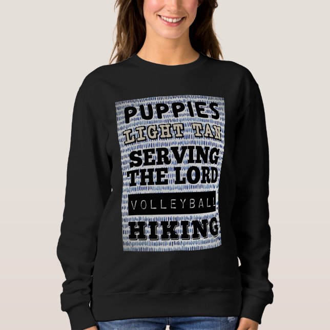Sweatshirt Combats de lutte libre nacho de chiots beige clair (Devant)