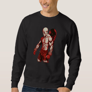 Sweatshirt Combattant de cage d'homme de MMA Boxe de combat l