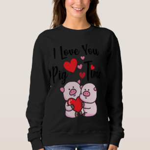 Sweatshirt Combien Tu M'As Mangé Des Couples Amusants Et De L