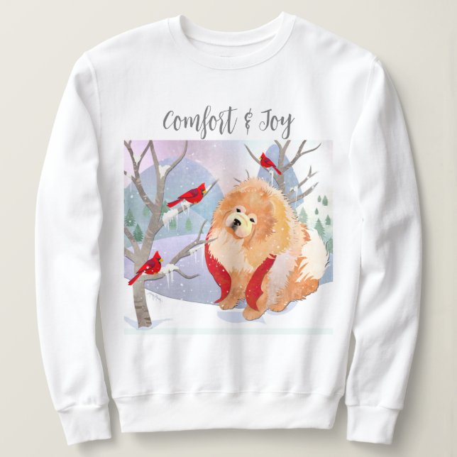 Sweatshirt COMFORT & JOY - GROS CHOW chemises blanches choisi (Design devant)