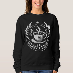 Sweatshirt Commandant du café (blanc)