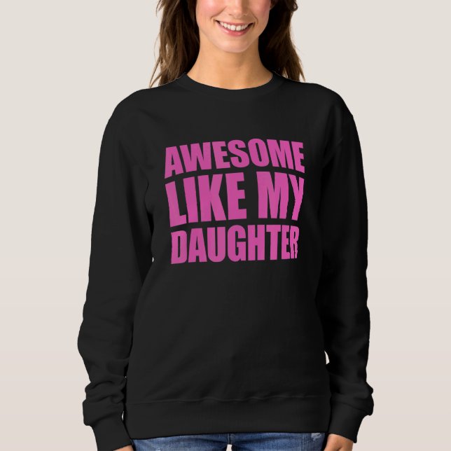 Sweatshirt Comme Ma Fille 2 (Devant)