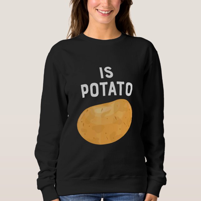 Sweatshirt Comme On Le Voit À La Télévision De Nuit Tard Est  (Devant)