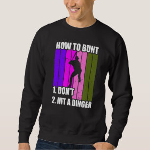 Sweatshirt Comment Bunt 1 Dont 2 Frapper Un Dinger Maman Papa