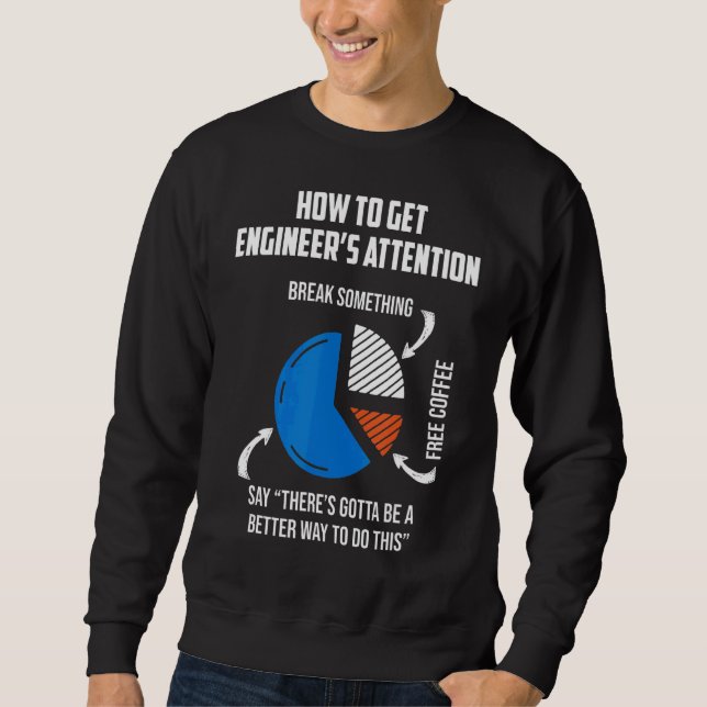 Sweatshirt Comment obtenir Ingénieur Atteinte Mécanique Ingén (Devant)