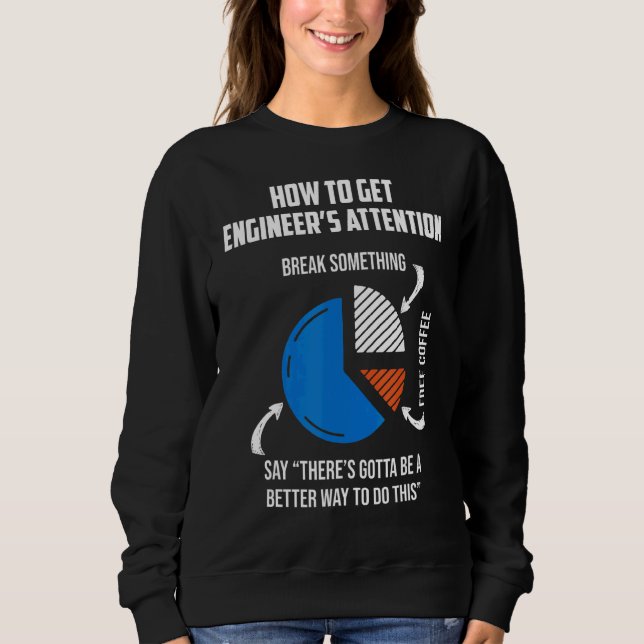 Sweatshirt Comment obtenir Ingénieur Atteinte Mécanique Ingén (Devant)