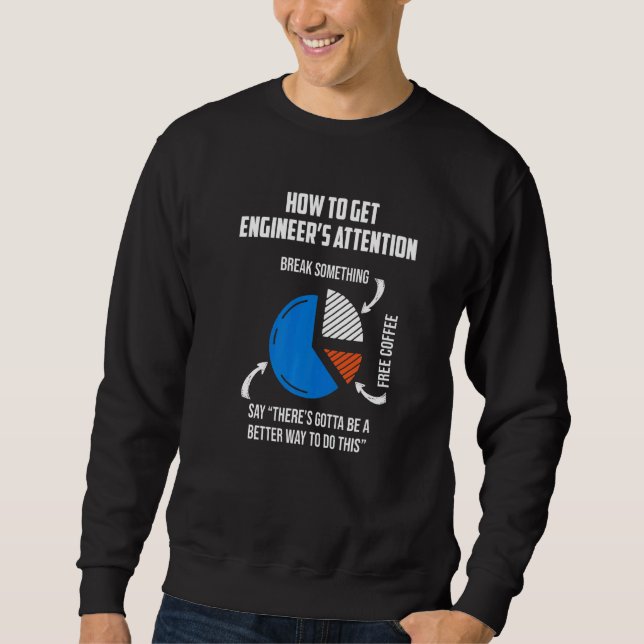 Sweatshirt Comment obtenir Ingénieur Atteinte Mécanique Ingén (Devant)