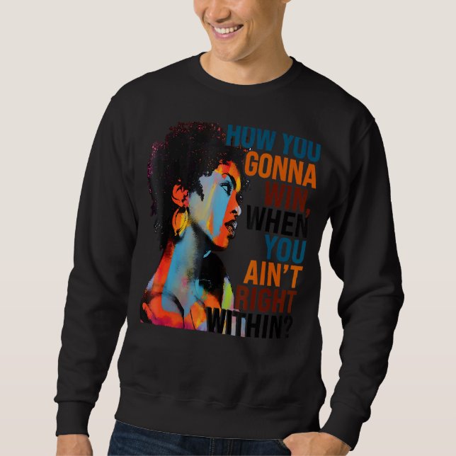 Sweatshirt Comment vous allez gagner, quand vous n'avez pas r (Devant)