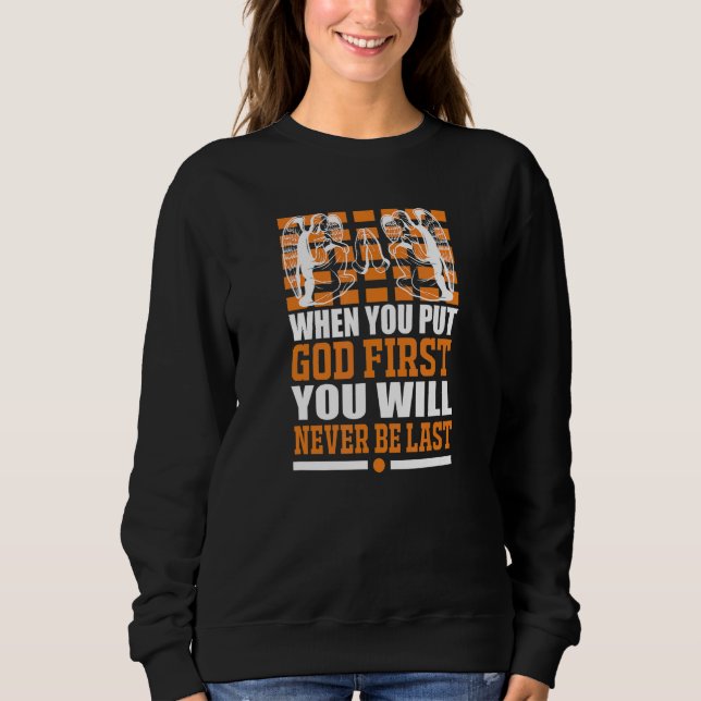 Sweatshirt Communauté chrétienne de Dieu Top Team Jésus 23 (Devant)