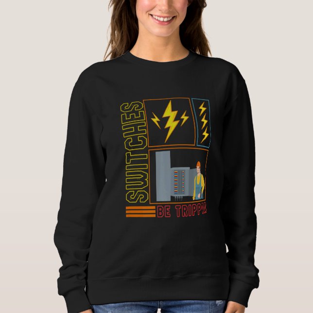 Sweatshirt Commutateurs être Trippin' Moteur électrique (Devant)