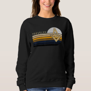 Sweatshirt Compass franc-maçonnerie maçonnique voyageant