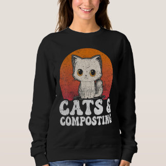Sweatshirt Compost Cats And Composting Expert Composter Worms