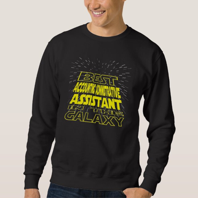 Sweatshirt Comptabilité Assistant administratif Cool Galaxy J (Devant)