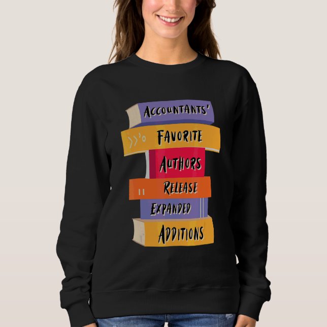 Sweatshirt Comptable2019 Auteurs favoris Comptable (Devant)