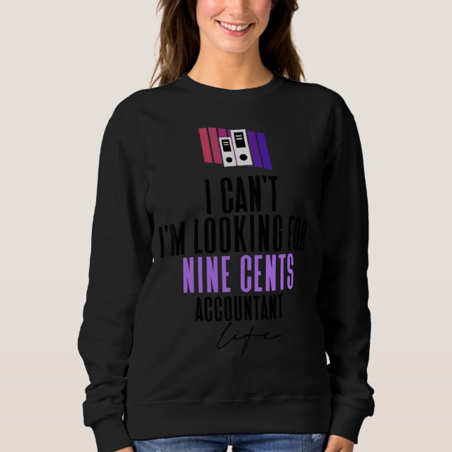 Sweatshirt Comptable pour femmes Comptable Comptable Cool Com (Devant)