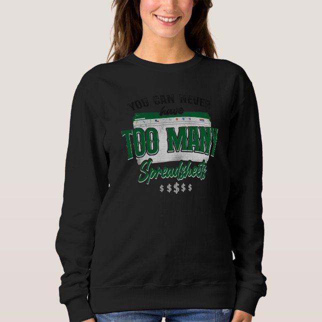 Sweatshirt Comptable Teneur De Livres Tableur De Comptabilité (Devant)