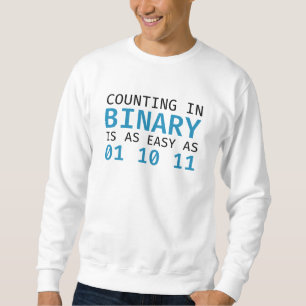 Sweatshirt Comptage Dans Le Binaire