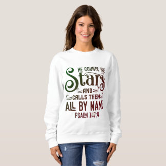 Sweatshirt Compte Les Étoiles Ps. 147:4