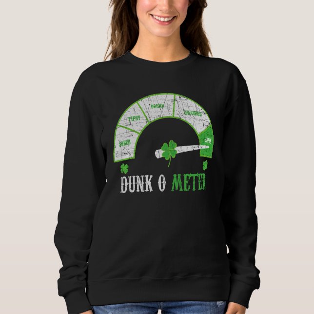 Sweatshirt Compteur de Dunk Bière Irlandaise Buveur d'Alcool (Devant)