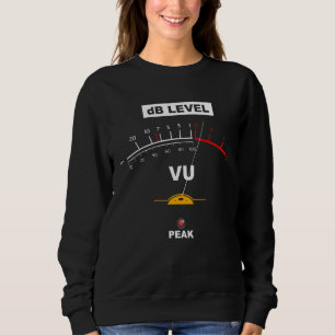 Sweatshirt Compteur Vu Volume Vintage Ingénieur Studio D'enre