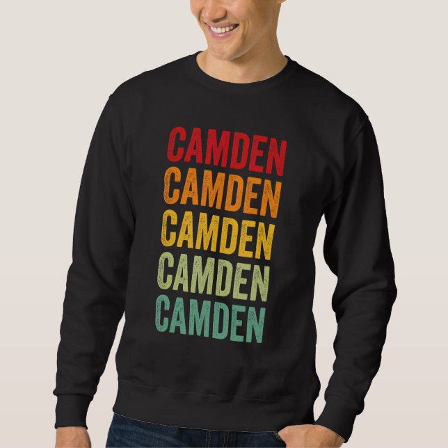 Sweatshirt Comté de Camden Missouri Conception de texte arc-e (Devant)