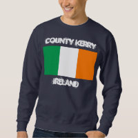 Comté Kerry, Irlande avec le drapeau irlandais