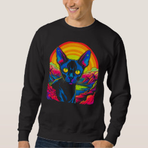 Sweatshirt Concepteur de chat sphynx sans poils