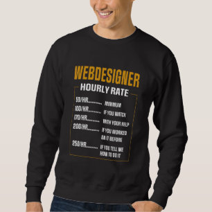 Sweatshirt Concepteur Web de paiement cool Dire Concepteur We