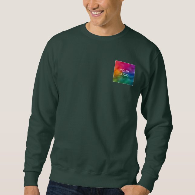 Sweatshirt Conception à deux côtés Ajouter logo de l'entrepri (Devant)