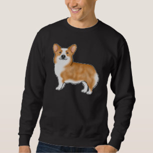 Sweatshirt Conception artistique de la race de chien Red Pemb