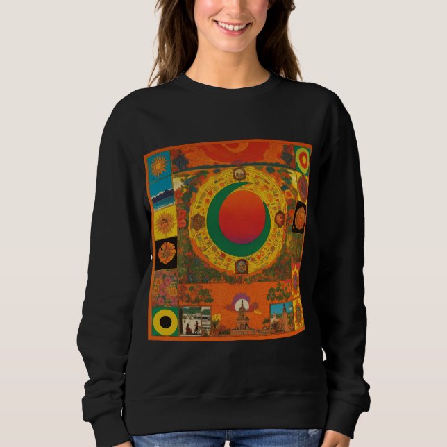 Sweatshirt conception d'art différente dans un cadre (Devant)