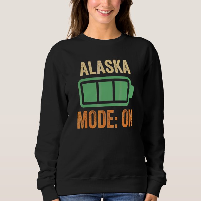 Sweatshirt Conception de batterie en mode Alaska (Devant)