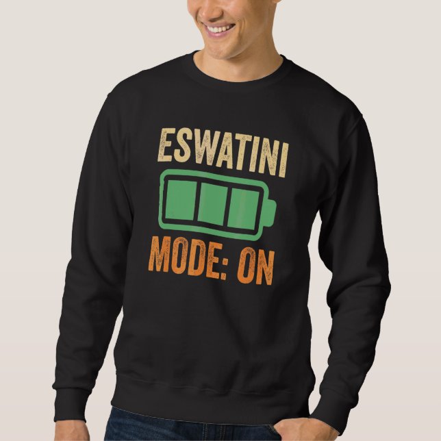 Sweatshirt Conception de batterie en mode Eswatini (Devant)