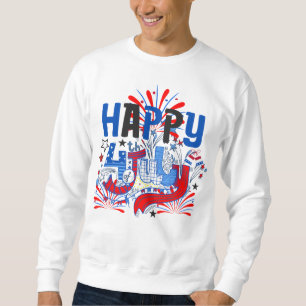 Sweatshirt Conception de célébration patriotique du 4 juillet