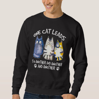 Sweatshirt Conception de chat Chats Chaton Gueule de bois